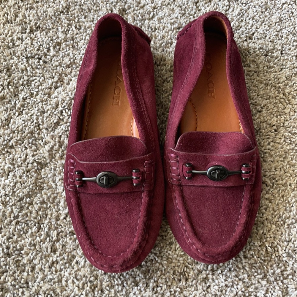 Leather Coach Loafers